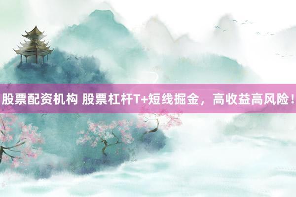 股票配资机构 股票杠杆T+短线掘金，高收益高风险！